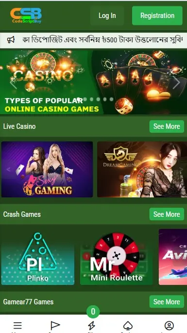 Gamear77 Script – Premium Casino & Betting Script